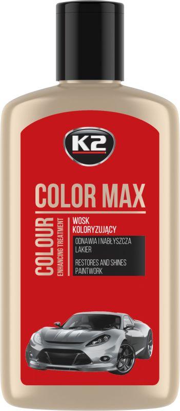 Поліроль восковий для кузова відтіняючий червоний 250мл K2 Color Max