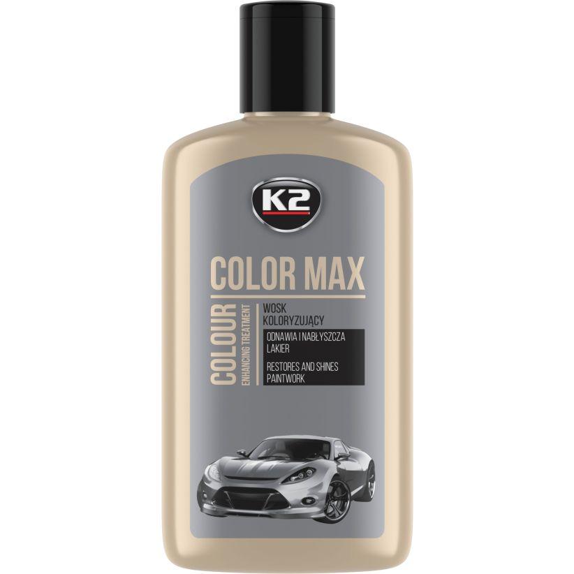 Поліроль воскова для кузова відтінковий срібний 250 мл K2 Color Max