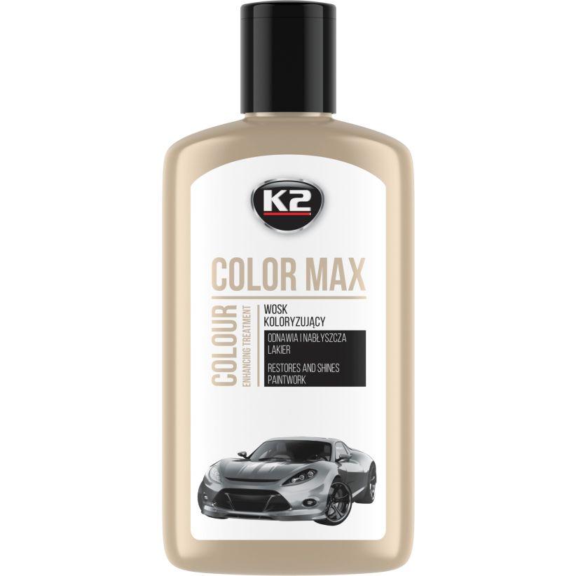 Поліроль восковий для кузова відтіняючий білий 250мл K2 Color Max