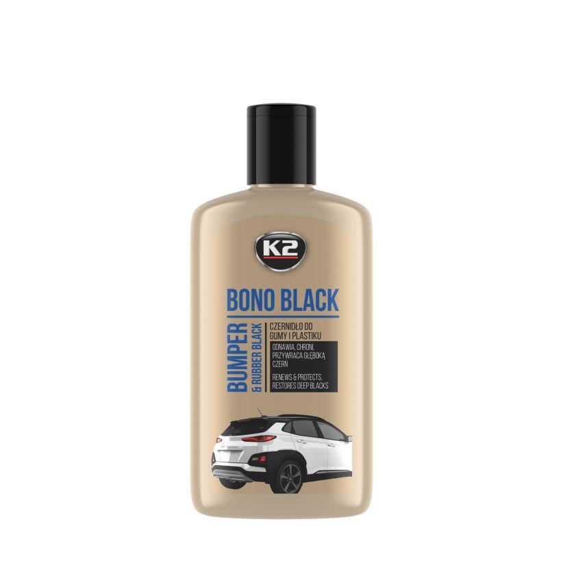 Засіб для почорніння пластику, шин і резини K2 Bono Black 250мл