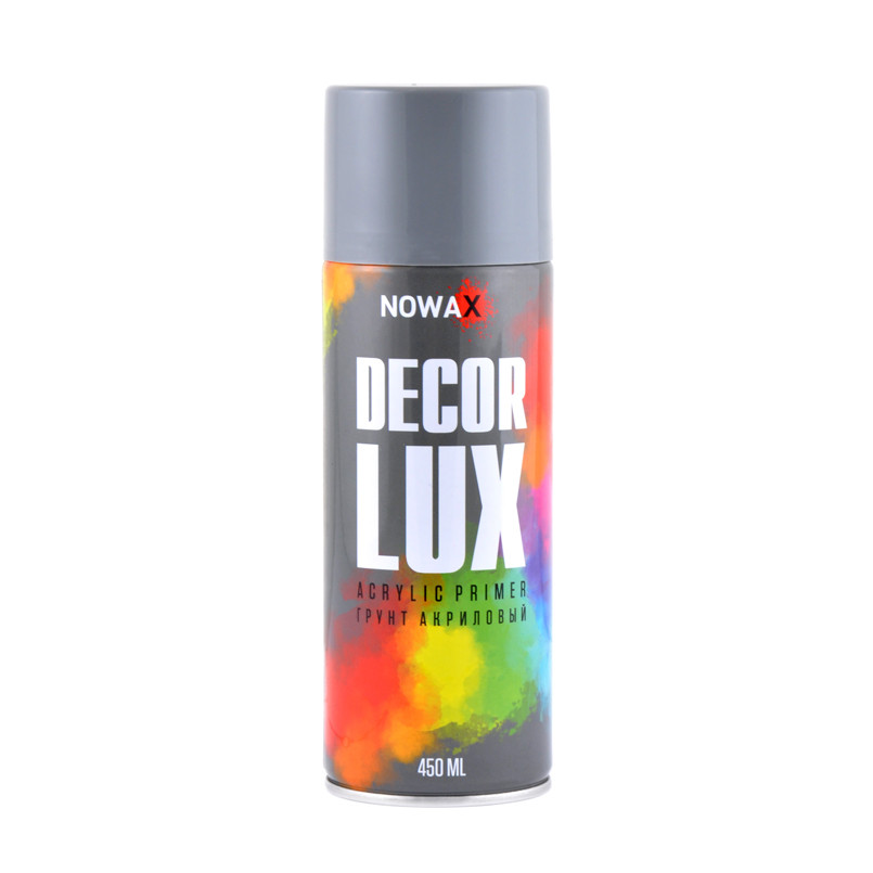 Грунт акриловий в аерозолі Nowax RAL 7015 Slate Grey сірий 450мл