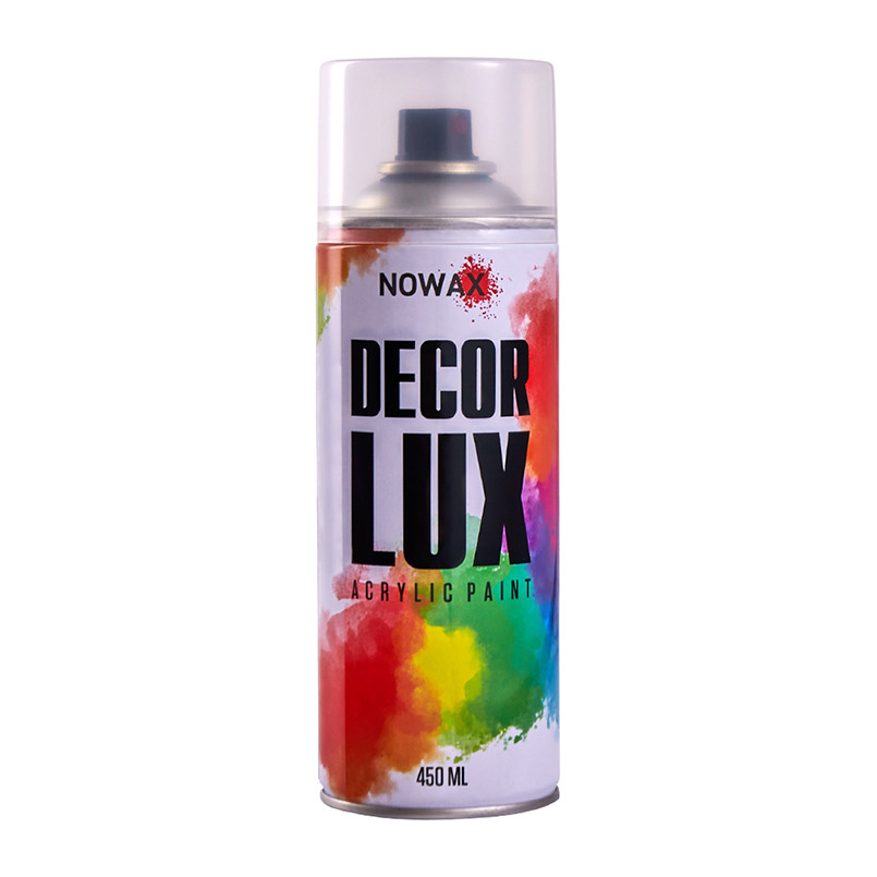 Лак прозорий акриловий матовий Nowax Decor LUX 450мл