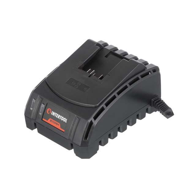 Пристрій зарядний для акумуляторів Li-ion 20 В, струм заряду 2,0 А Intertool WT-0344