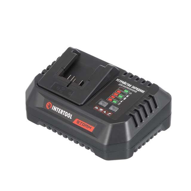 Пристрій зарядний для акумуляторів Li-ion 20 В, струм заряду 4,0А Intertool WT-0345