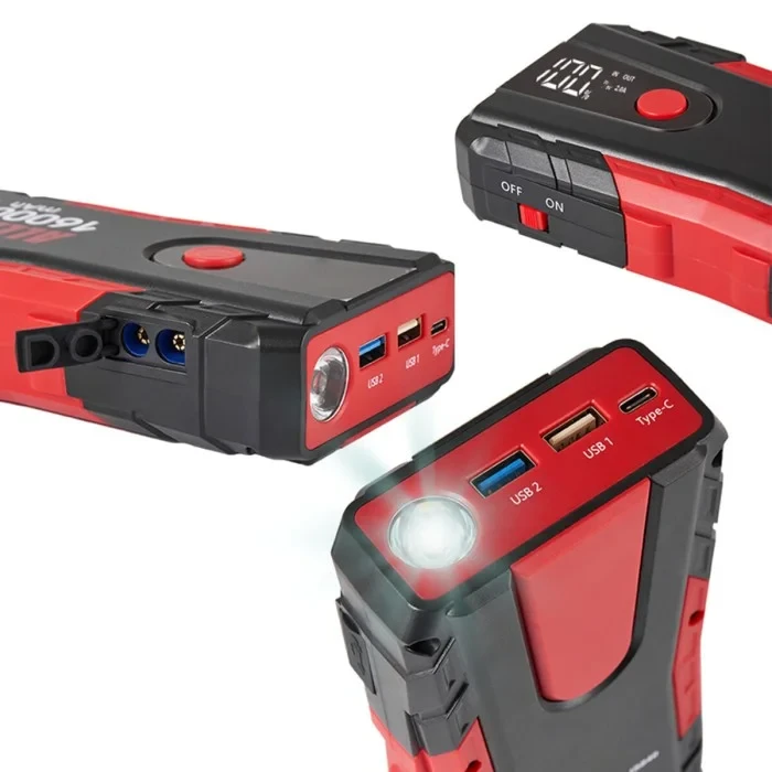 Пусковий пристрій (бустер) ALLIGATOR  JS 840  12В 400А/800А 1600 mAh USB ліхтар